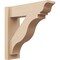 Ekena Millwork 6-in W x 20-in D x 20-in H Funston Trad Rough Cedar Woodgrain TimberThane Outlooker, Primed Tan OUTUR060X20X20FST04RCPR - alternate 1